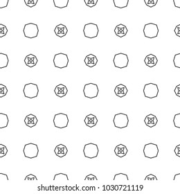 Seamless geometric ornamental vector pattern