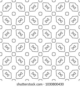 Seamless geometric ornamental vector pattern
