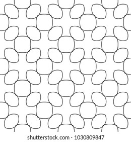 Seamless geometric ornamental vector pattern