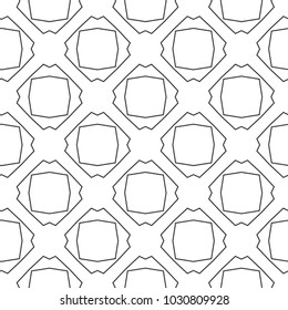 Seamless geometric ornamental vector pattern