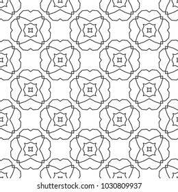 Seamless geometric ornamental vector pattern