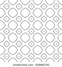 Seamless geometric ornamental vector pattern