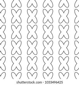 Seamless geometric ornamental vector pattern