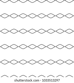 Seamless geometric ornamental vector pattern