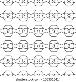 Seamless geometric ornamental vector pattern