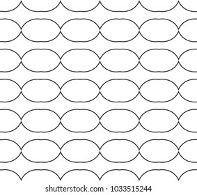 Seamless geometric ornamental vector pattern