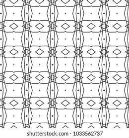 Seamless geometric ornamental vector pattern