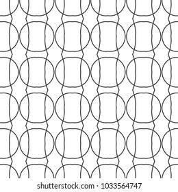 Seamless geometric ornamental vector pattern