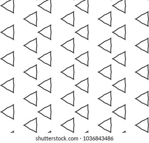 Seamless geometric ornamental vector pattern