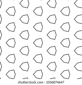 Seamless geometric ornamental vector pattern