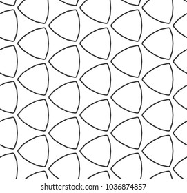 Seamless geometric ornamental vector pattern