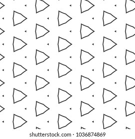 Seamless geometric ornamental vector pattern