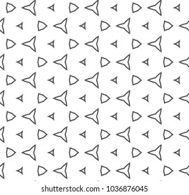 Seamless geometric ornamental vector pattern