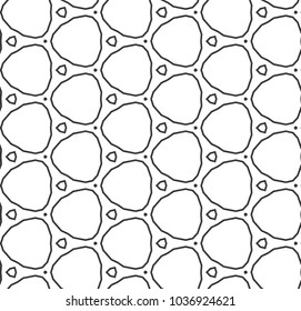 Seamless geometric ornamental vector pattern