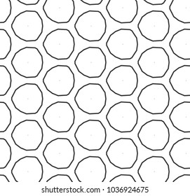 Seamless geometric ornamental vector pattern