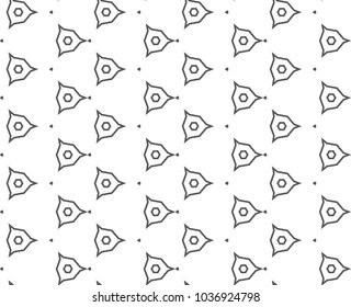 Seamless geometric ornamental vector pattern