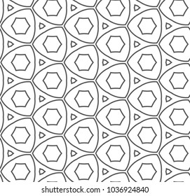 Seamless geometric ornamental vector pattern Seamless geometric ornamental vector pattern