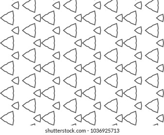 Seamless geometric ornamental vector pattern