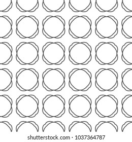Seamless geometric ornamental vector pattern