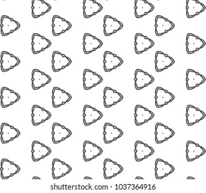 Seamless geometric ornamental vector pattern