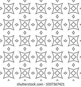 Seamless geometric ornamental vector pattern