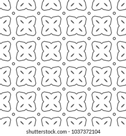 Seamless geometric ornamental vector pattern