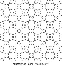 Seamless geometric ornamental vector pattern