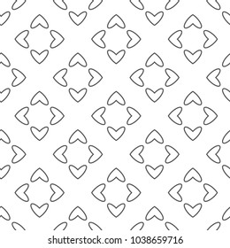 Seamless geometric ornamental vector pattern