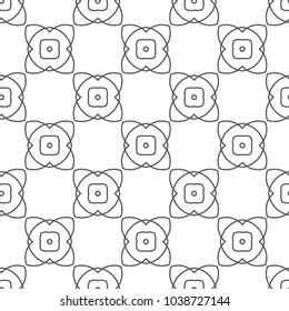 Seamless geometric ornamental vector pattern