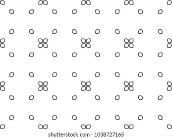 Seamless geometric ornamental vector pattern