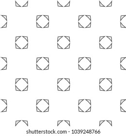 Seamless geometric ornamental vector pattern