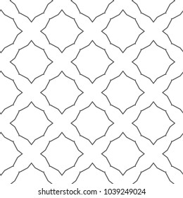 Seamless geometric ornamental vector pattern