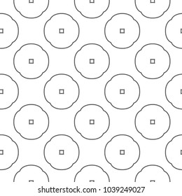 Seamless geometric ornamental vector pattern
