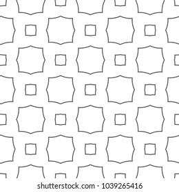 Seamless geometric ornamental vector pattern