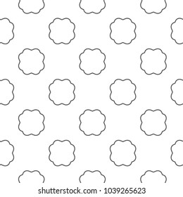 Seamless geometric ornamental vector pattern