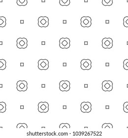 Seamless geometric ornamental vector pattern