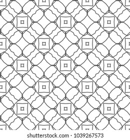 Seamless geometric ornamental vector pattern