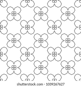 Seamless geometric ornamental vector pattern