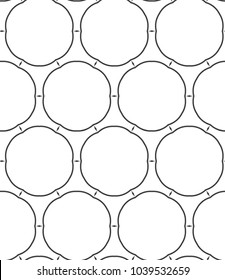 Seamless geometric ornamental vector pattern