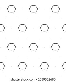 Seamless geometric ornamental vector pattern
