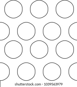 Seamless geometric ornamental vector pattern