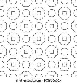 Seamless geometric ornamental vector pattern