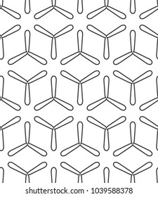 Seamless geometric ornamental vector pattern