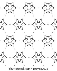 Seamless geometric ornamental vector pattern