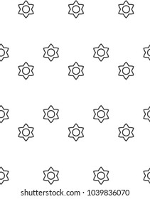 Seamless geometric ornamental vector pattern