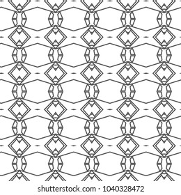 Seamless geometric ornamental vector pattern