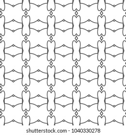 Seamless geometric ornamental vector pattern