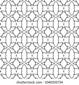 Seamless geometric ornamental vector pattern