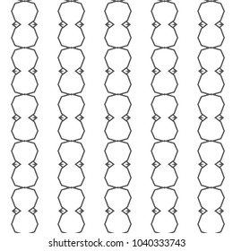 Seamless geometric ornamental vector pattern