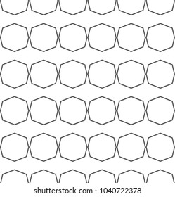 Seamless geometric ornamental vector pattern